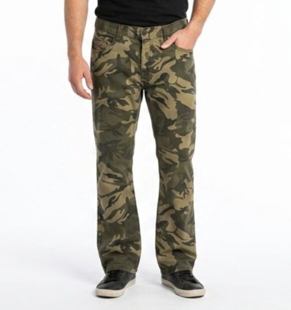 Jordan Craig Other - Jordan Craig Camo Jeans Mens 34x28 Woodland Camouflage Denim Pants Tag 34x30